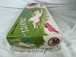Vintage Mechanical Talking Rabbit Hunt Set Toy Game With Box As-Is Broken Durham