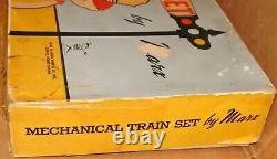 Vintage Mechanical Train Set by MARX No 526 Wind Up Locomotive Original Box Mint