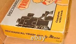 Vintage Mechanical Train Set by MARX No 526 Wind Up Locomotive Original Box Mint