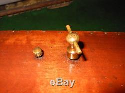 Vintage Mengel toy boats wind up toys. Rare Boat Strong Wind-Up Brass