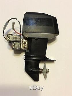 Vintage Mercury Outboard Mini Boat Motor 7 tall tested/works