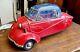 Vintage Messerschmitt Bandai 3 Wheel Car Tin Toy