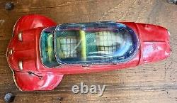 Vintage Messerschmitt Bandai 3 Wheel Car Tin Toy