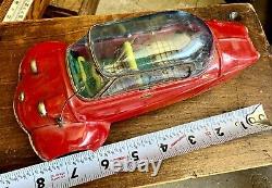 Vintage Messerschmitt Bandai 3 Wheel Car Tin Toy