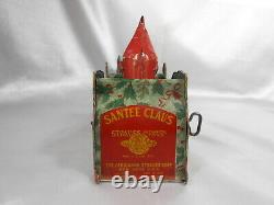 Vintage Metal Strauss Santee Claus Wind Up Toy Dated 1921