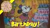 Vintage Mickey Mouse Happy Birthday Wind Up Toy Television Set By Ideal Toys Motion Effect Screen