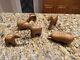 Vintage Mid Century MCM Antonio Vitali Wooden Wood Animals Ram & More Lot