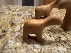 Vintage Mid Century MCM Antonio Vitali Wooden Wood Animals Ram & More Lot