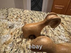 Vintage Mid Century MCM Antonio Vitali Wooden Wood Animals Ram & More Lot