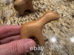 Vintage Mid Century MCM Antonio Vitali Wooden Wood Animals Ram & More Lot