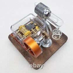 Vintage Mini Music Box Stirling Engine Model Collection Antique Toys Retro Gift