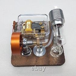 Vintage Mini Music Box Stirling Engine Model Collection Antique Toys Retro Gift