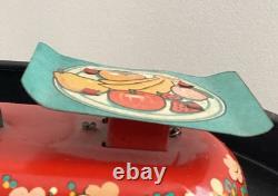 Vintage Modern Toys Tin Litho Toy Scale Japan 1960's Seahorses Vivid Color