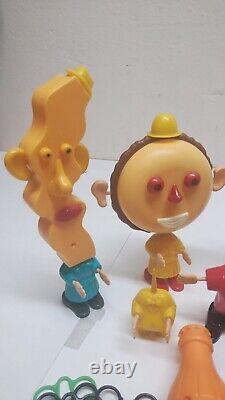 Vintage Mr Potato Head Willy Burger Tooty Frooty RARE Friends Toy LOT Hasbro 60s