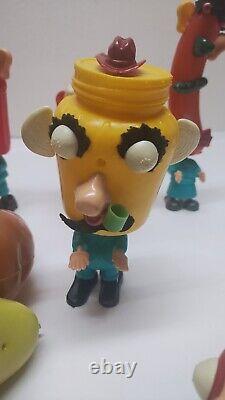 Vintage Mr Potato Head Willy Burger Tooty Frooty RARE Friends Toy LOT Hasbro 60s