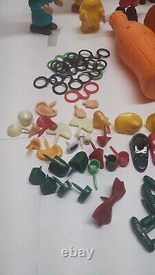 Vintage Mr Potato Head Willy Burger Tooty Frooty RARE Friends Toy LOT Hasbro 60s