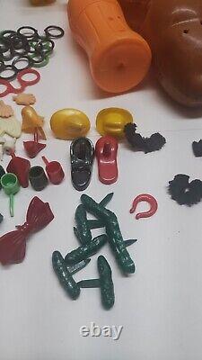Vintage Mr Potato Head Willy Burger Tooty Frooty RARE Friends Toy LOT Hasbro 60s