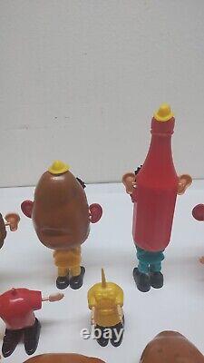 Vintage Mr Potato Head Willy Burger Tooty Frooty RARE Friends Toy LOT Hasbro 60s