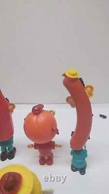 Vintage Mr Potato Head Willy Burger Tooty Frooty RARE Friends Toy LOT Hasbro 60s
