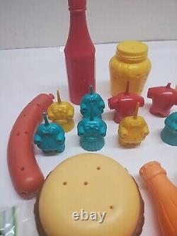 Vintage Mr Potato Head Willy Burger Tooty Frooty RARE Friends Toy LOT Hasbro 60s