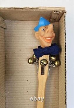 Vintage Musical Toy Golden Tischbumbass Made in German Democratic Republic