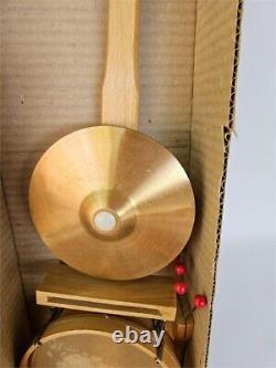 Vintage Musical Toy Golden Tischbumbass Made in German Democratic Republic