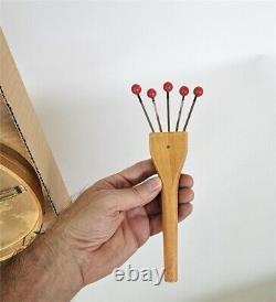 Vintage Musical Toy Golden Tischbumbass Made in German Democratic Republic