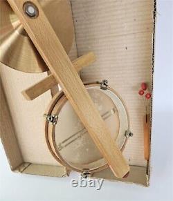 Vintage Musical Toy Golden Tischbumbass Made in German Democratic Republic