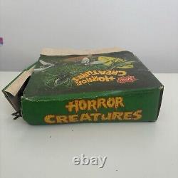 Vintage New Horror Creatures Rubber Toy Hong Kong Full Store Display Box Spider