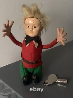 Vintage Nice Rare schuco wind up Tumbling Peter Doll Works Great With Key Buy Now