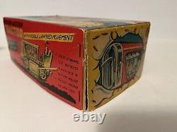 Vintage Nomura Bulldozer 1960s with box. Excellent Condition. Works