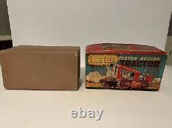 Vintage Nomura Bulldozer 1960s with box. Excellent Condition. Works