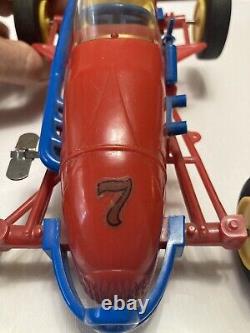 Vintage Nosco Plastics Wind up Racer #7