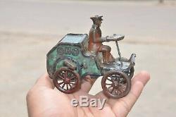 Vintage OHO Wind Up Litho Lehmann DRGM Car Tin Toy, Germany