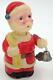 Vintage Occupied Japan Celluloid Santa with Bell Wind-Up-B