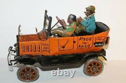 Vintage Original Amos & Andy Fresh Air Taxi Marx Wind-up