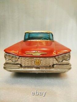 Vintage Original Asahi Ichico Japan Tinplate Toy Car Buick Friction 1958 Rare #