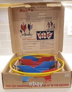 Vintage Original Jart Set Steel Removed Complete Set Including Box & Rings