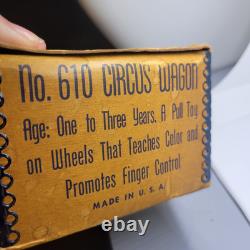 Vintage Original Packaging No 610 Circus Wagon, No Toy Just ORIGINAL BOX
