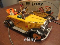 Vintage Original Tin Lizzy Toy Car By Arnold Germany Minty In Box