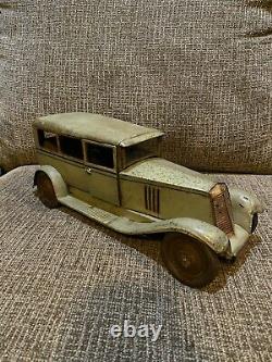 Vintage Paya Tin Toy Windup Car Sedan 14