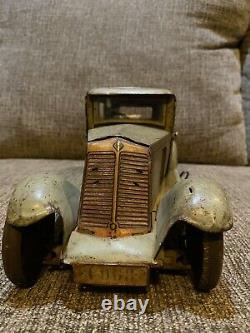 Vintage Paya Tin Toy Windup Car Sedan 14