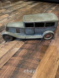 Vintage Paya Tin Toy Windup Car Sedan 14