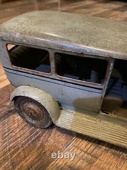 Vintage Paya Tin Toy Windup Car Sedan 14