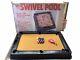 Vintage Peerless Playthings Swivel Pool Missing Cue Ball & Rack With Box! Rare