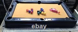 Vintage Peerless Playthings Swivel Pool Missing Cue Ball & Rack With Box! Rare