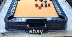 Vintage Peerless Playthings Swivel Pool Missing Cue Ball & Rack With Box! Rare