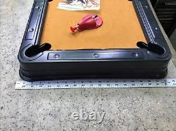 Vintage Peerless Playthings Swivel Pool Missing Cue Ball & Rack With Box! Rare