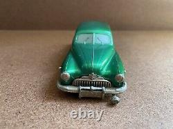 Vintage Prameta Buick 405 Chrome Green Wind Up Toy Made In Germany NO KEY