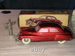 Vintage Prameta Buick 405 Red Made in Germany Brit. Zone 1950's Complete withbox